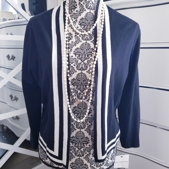 NWT Liz Claiborne Open Cardigan - Picture 10 of 14